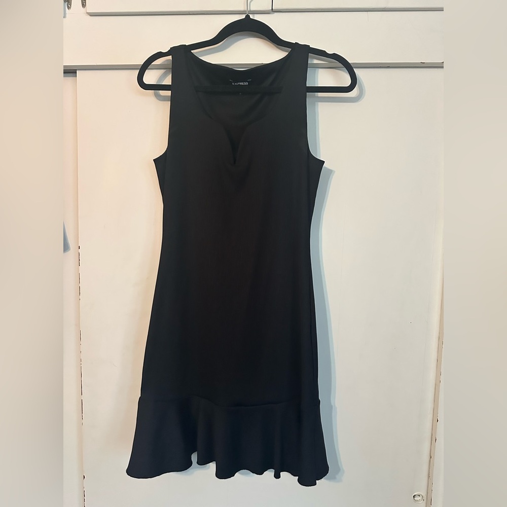 Express Black Midi Dress